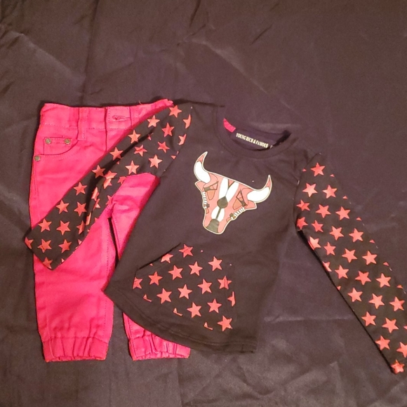 Infant Boys Bulls Outfit - Picture 1 of 3